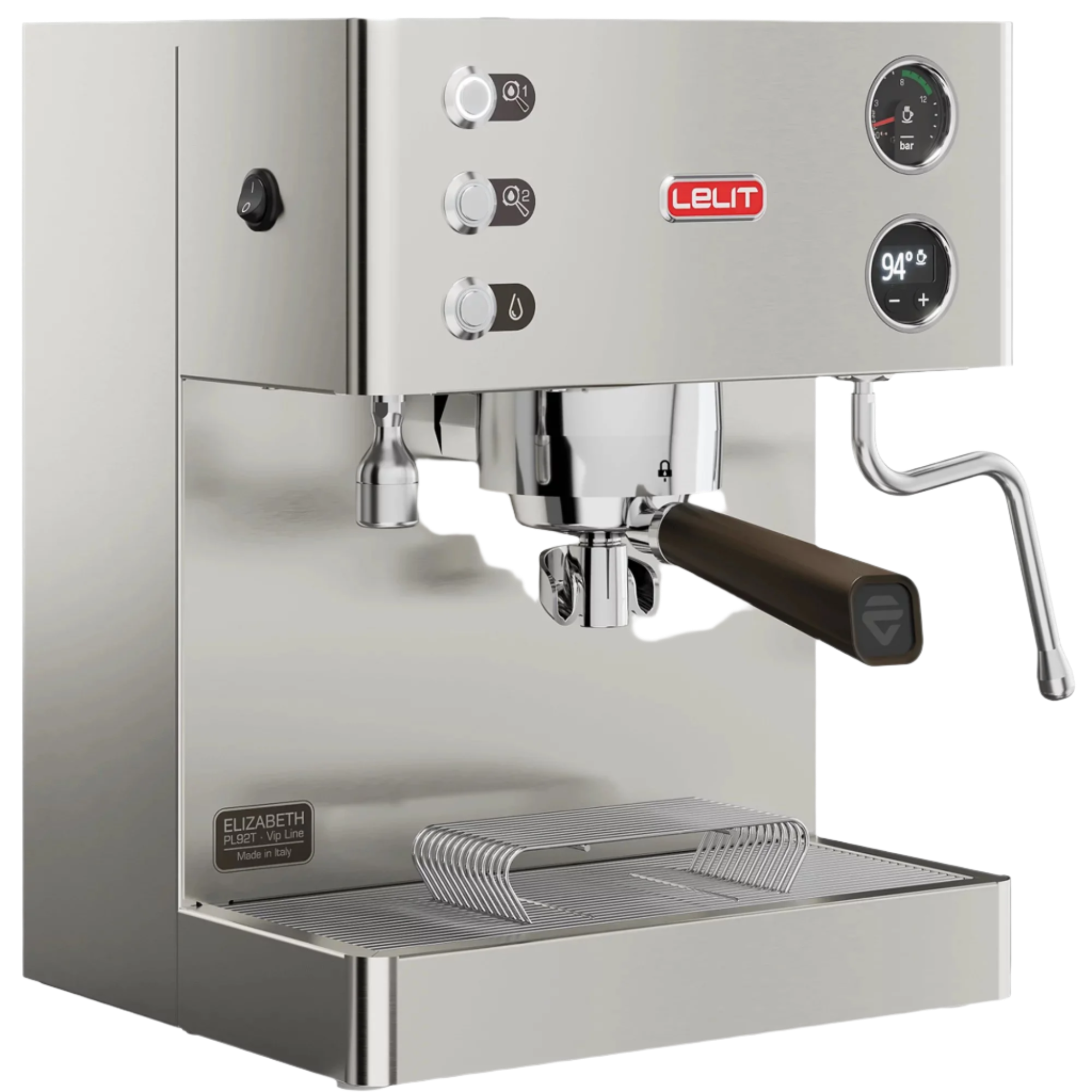 Lelit Elizabeth Espresso Machine Brushed Stainless Steel