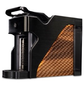 Line1 Espresso and Coffee Machine: Brushed Nickel & Grain