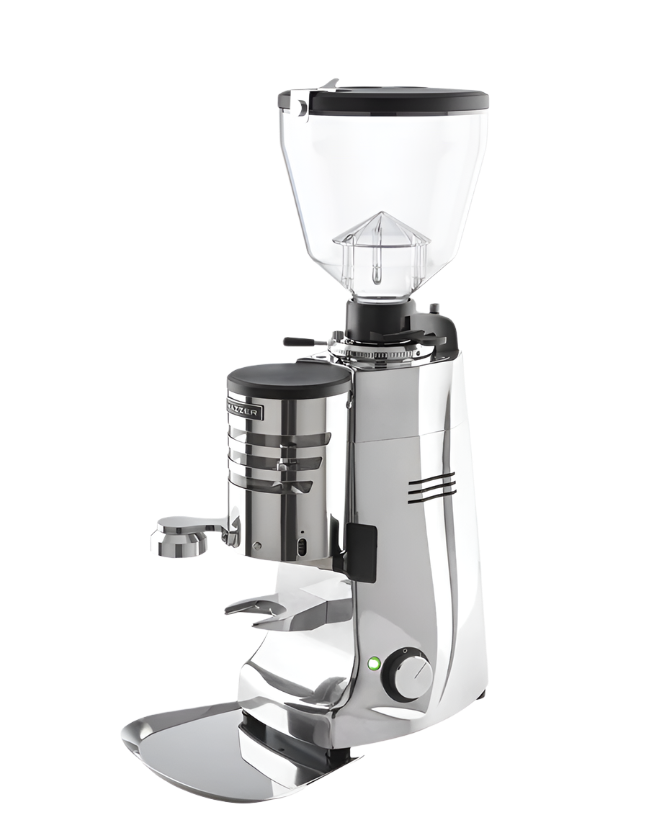 Polished Aluminum Variant Mazzer Koni S Automatic Espresso Ginder