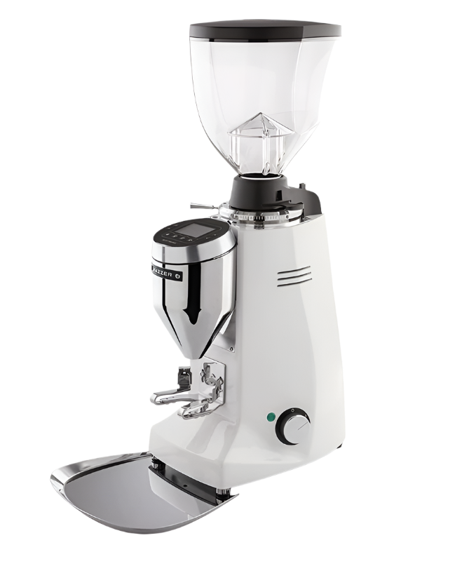 Pure White Variant Mazzer Major V Electronic Espresso Grinder
