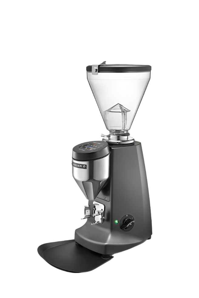 Matte Gray Variant Mazzer Super Jolly V Up Automatic Espresso Grinder