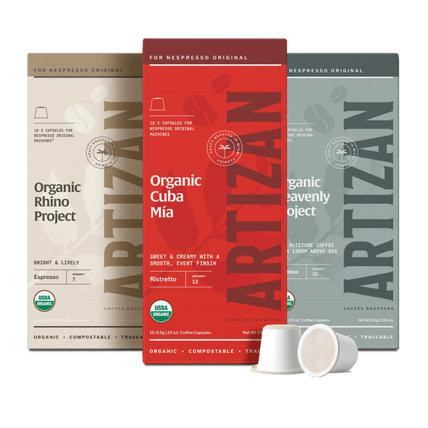 Miami Espresso Trio | Organic Nespresso Compatible Pods | Artizan