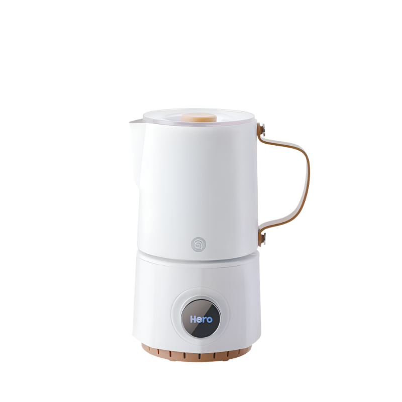 White variant of ZeroHero Smart Electric Milk Frother