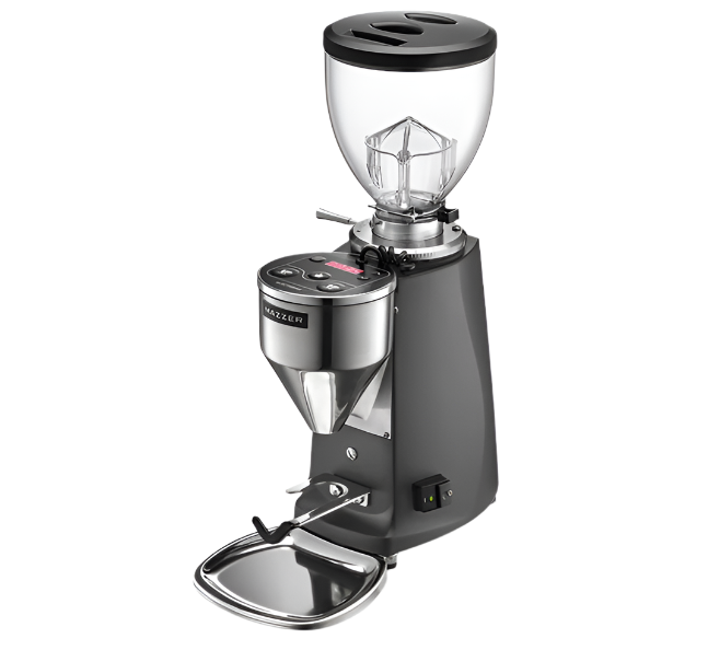 Matte Gray Variant Mazzer Mini A Electronic Commercial Coffee Grinder