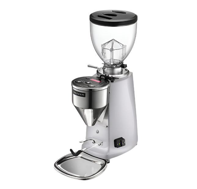 Silver Variant Mazzer Mini A Electronic Commercial Coffee Grinder