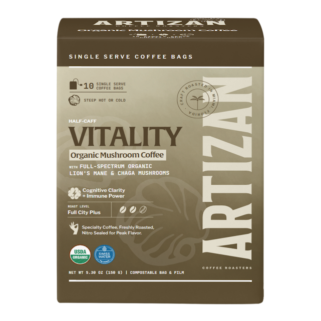 Organic Mushroom Coffee box