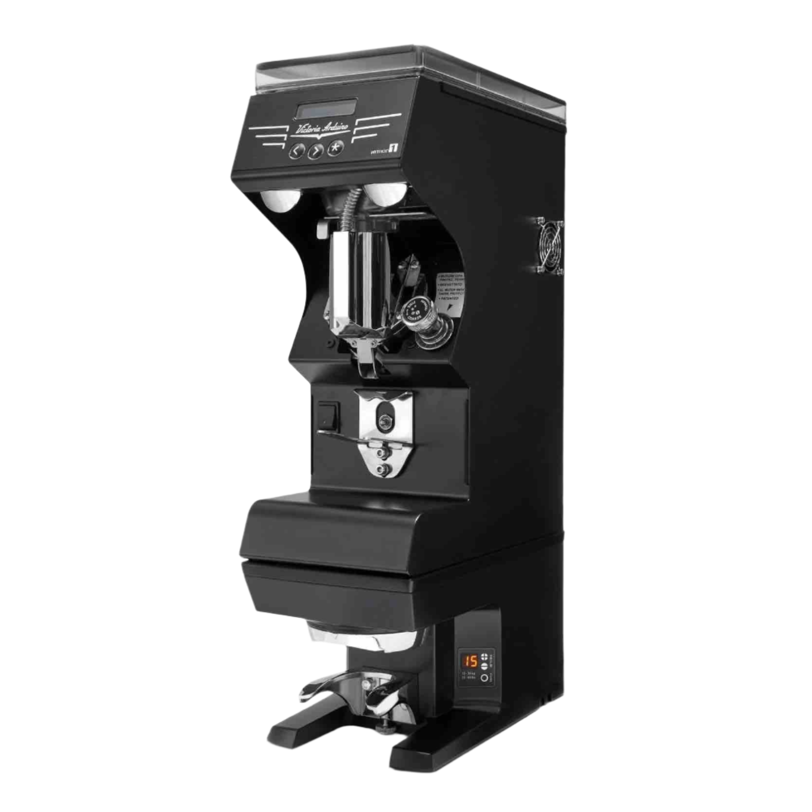 PUQpress M2 (Gen 5) Automatic Coffee Tamper for Mythos 1, 2, & R Grinders by Victoria Arduino Nuova Simonelli