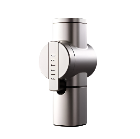 Pure Silver Variant Pietro Manual Coffee Grinder