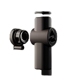 Angled side image of Pietro Pro Manual Coffee Grinder 