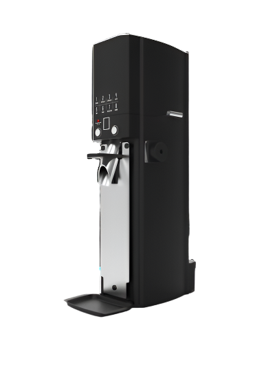 Pinecone Foxtail Mechanical coffee grinder in sleek black design, built for professional coffee grinding precision.