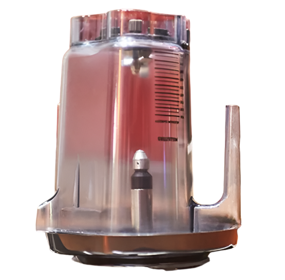 An of Blender Jug on Rinser of Rhino Pitcher Rinser – 600 mm with Spinjet and Blender Attachment