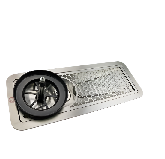 Rhino Pitcher Rinser - 600mm - Spinjet With Blender Attachment