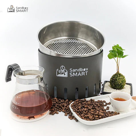 Sandbox Smart C1 Coffee Cooler open view – modern design for rapid coffee bean cooling