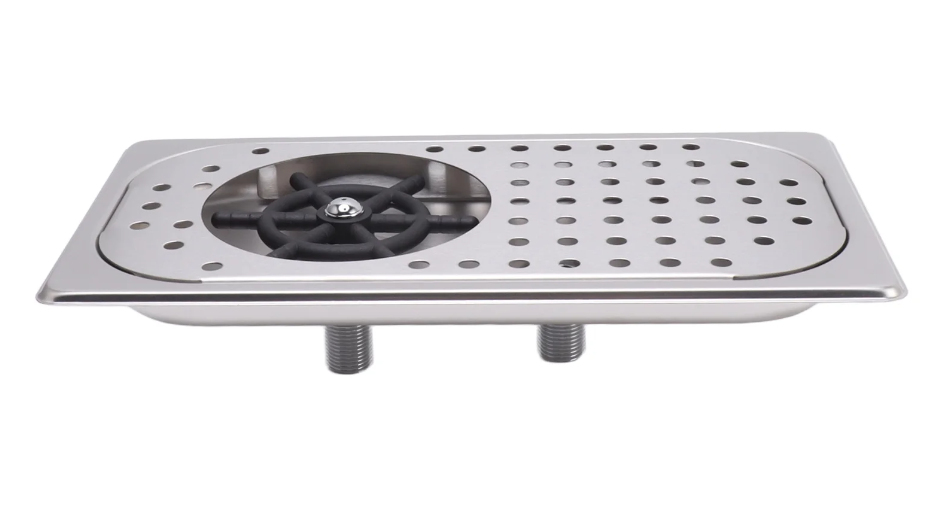 ACG Pitcher and Rinser, Drain and Drip Tray Stainless Steel