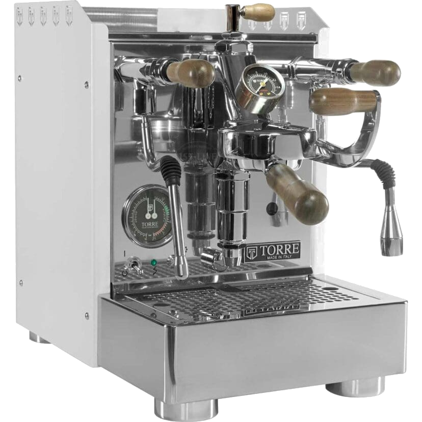 White variant of Torre Alfredo Espresso Machine