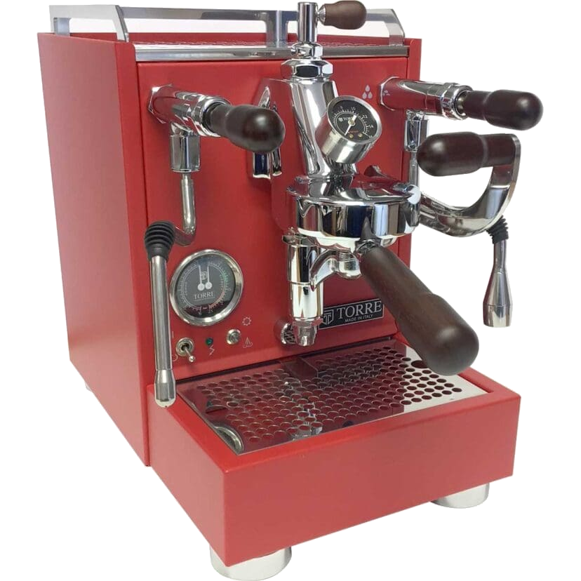 Red Variant Torre Luigino w/ Flow Control Espresso Machine
