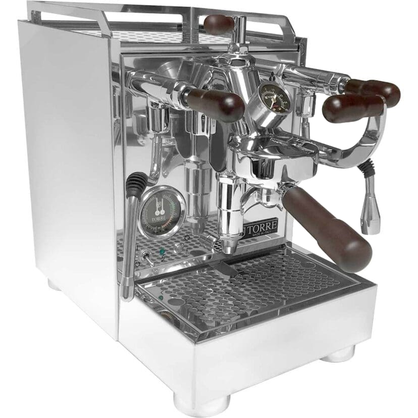 Stainless Steel Variant Torre Luigino w/ Flow Control Espresso Machine