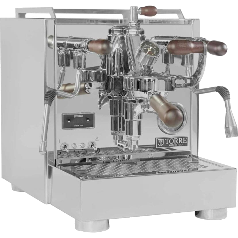 Silver Variant Torre Mariuccia Espresso Machine with Flow Control 