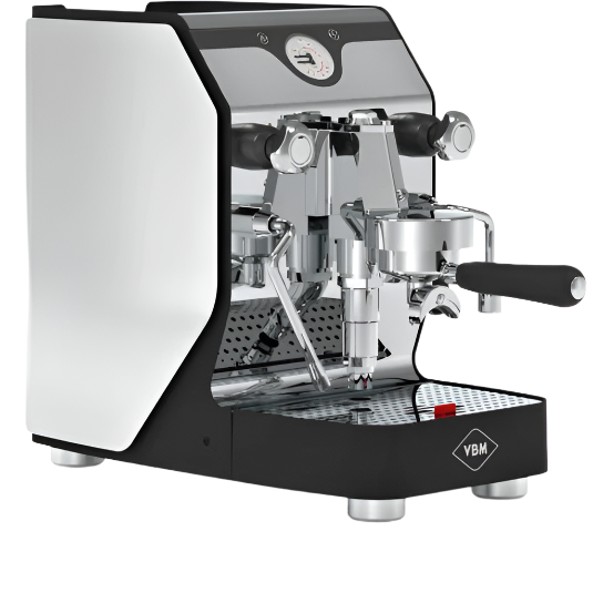 RIght Angle Image of VBM Domobar Super Analogic HX Espresso Machine in Black