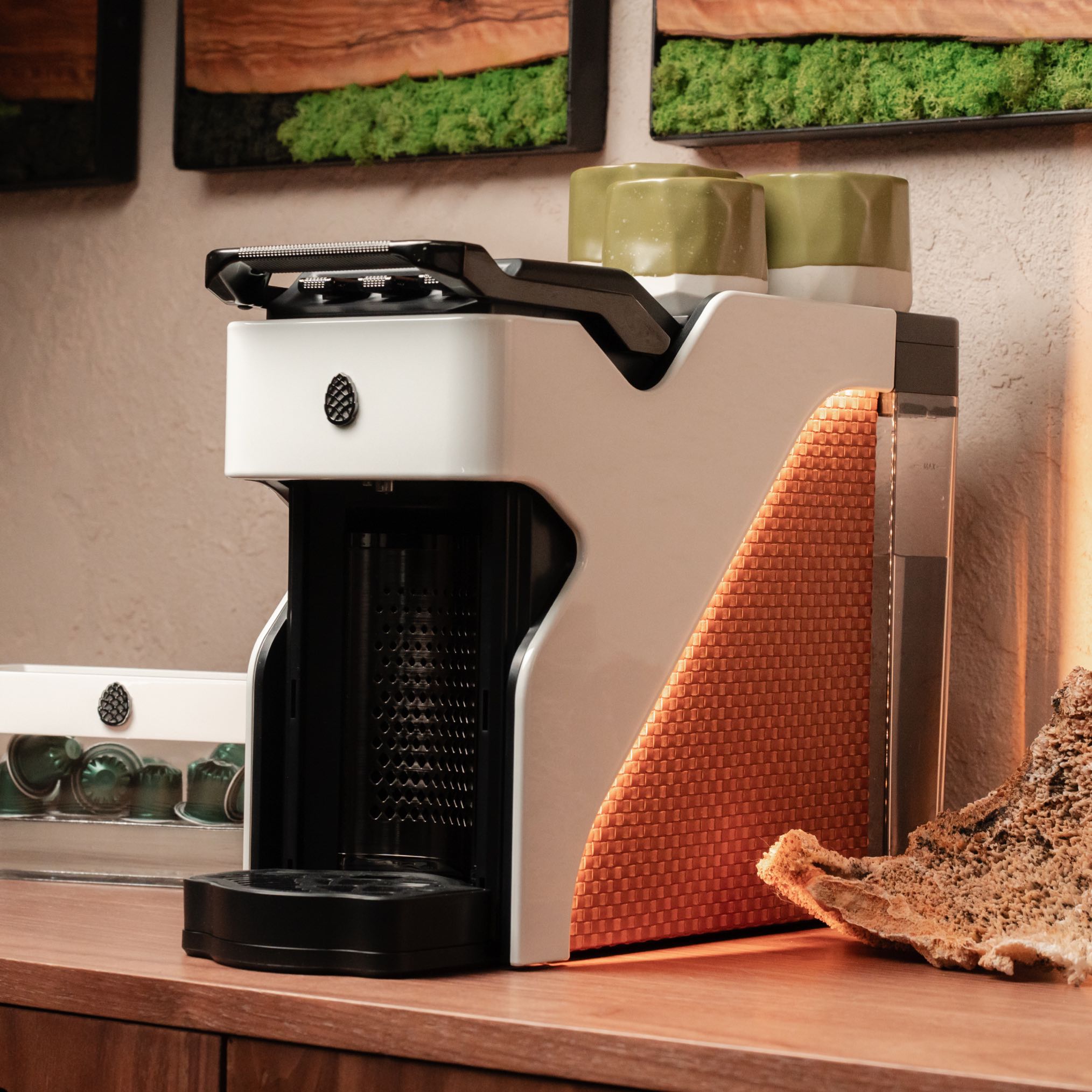 Milton Coffee Line1 Nespresso Compatible Brewer - Glacier & Saddle