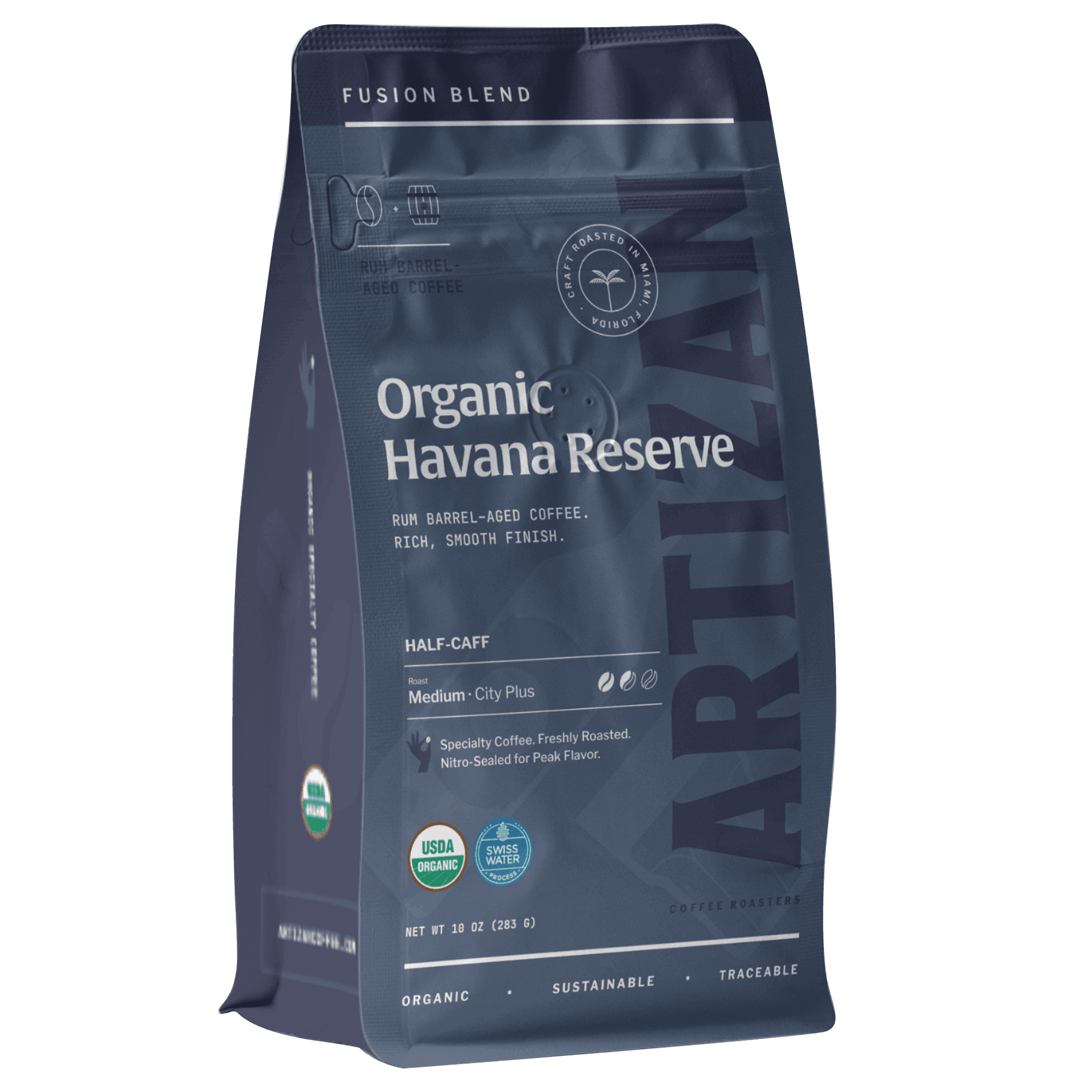 artizan havana reserve organic whole bean coffee 3D