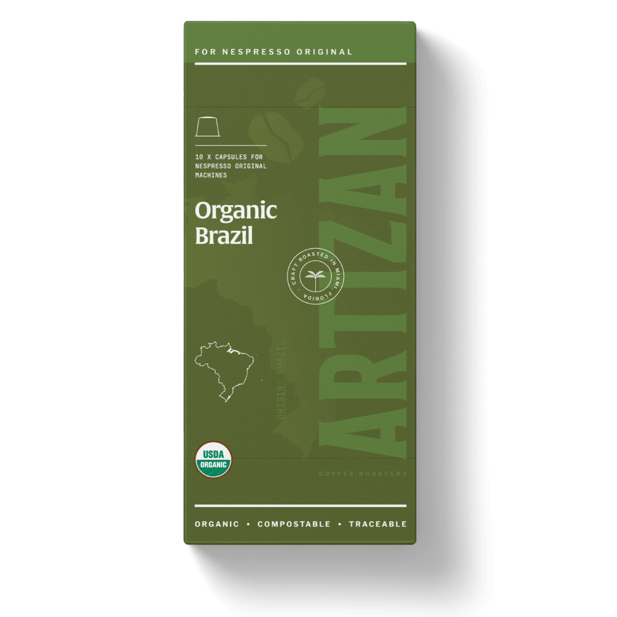 An image of Organic Brazil Packaging. 