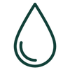 Water droplet icon representing clean water conservation and chemical-free watershed protection