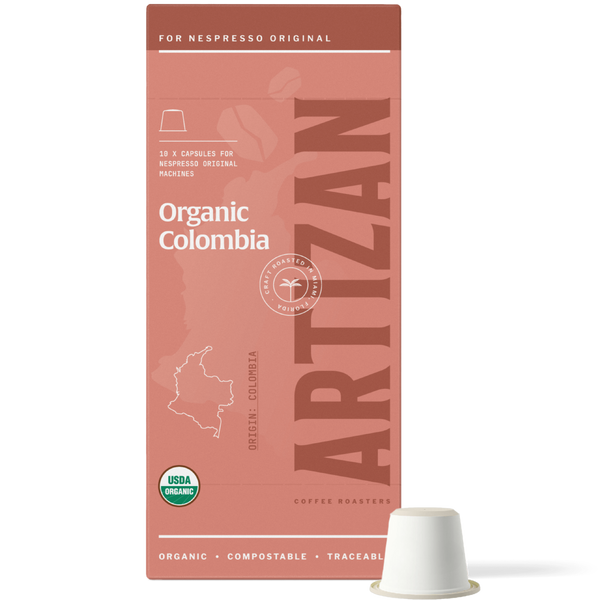 Organic Colombia Nespresso Capsules for Original Machines - USDA