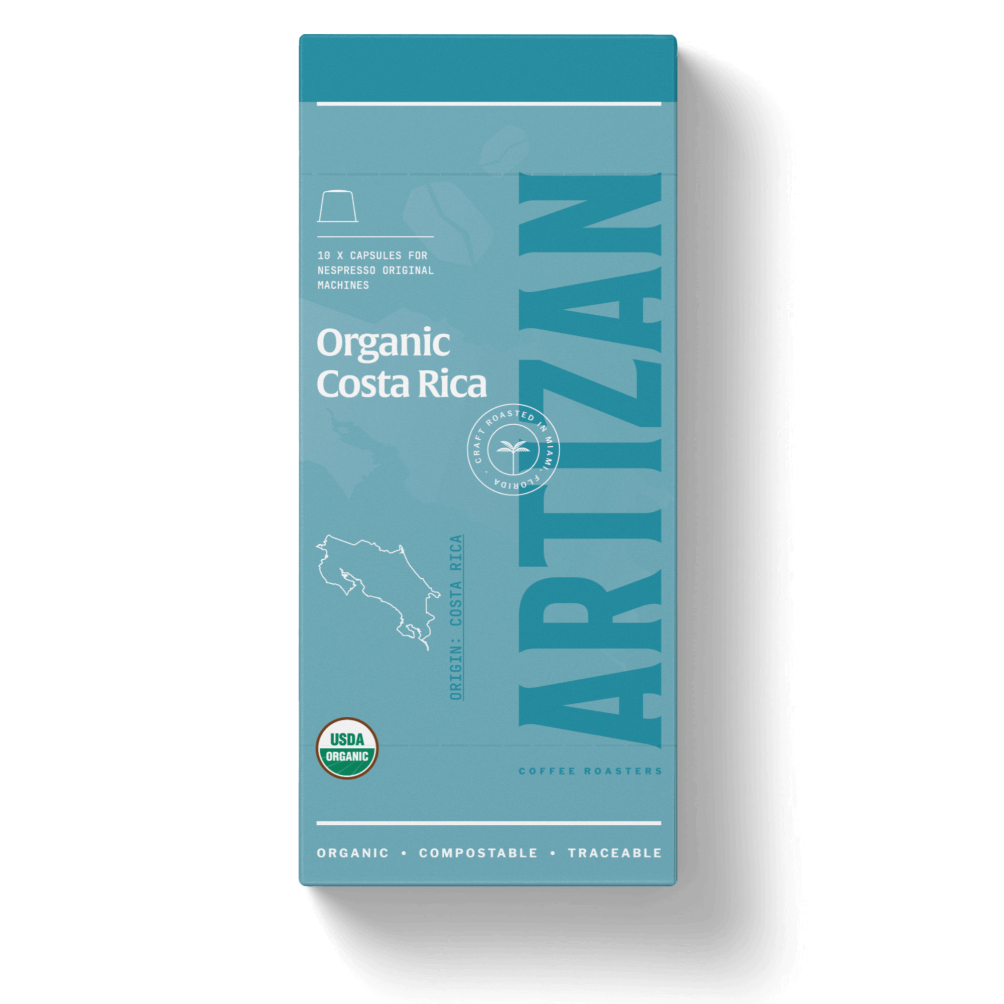 An image of Organic Costa Rica Packaging. 