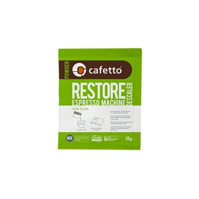 Cafetto Restore Descaler - 1 x 25g Sachet - OMRI Listed for Organic Use