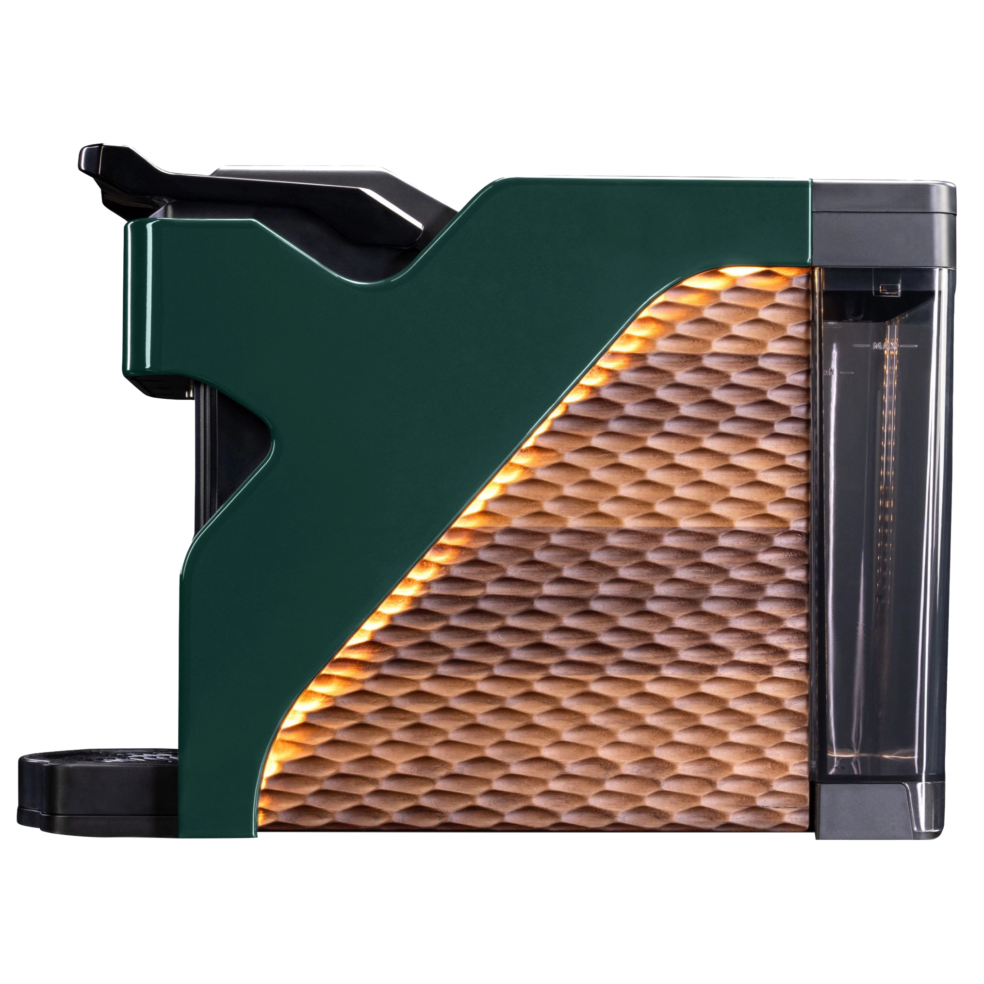 Milton Coffee Line1 Nespresso Compatible Brewer in Evergreen & Grain – side view