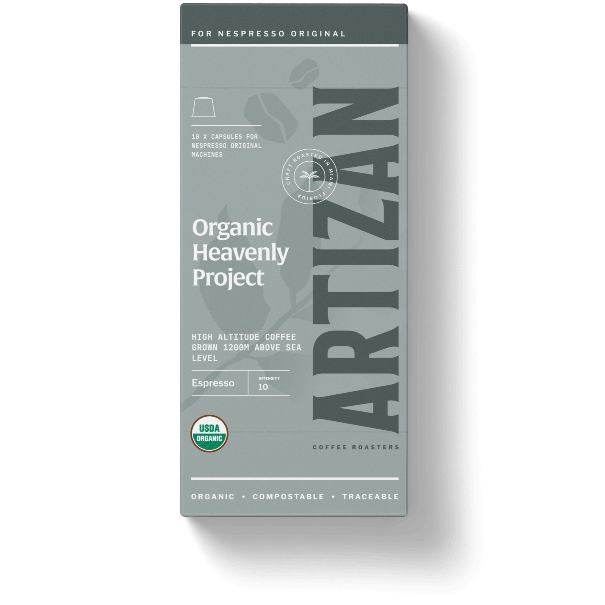 An image of Organic Heavenly Project Packaging. 