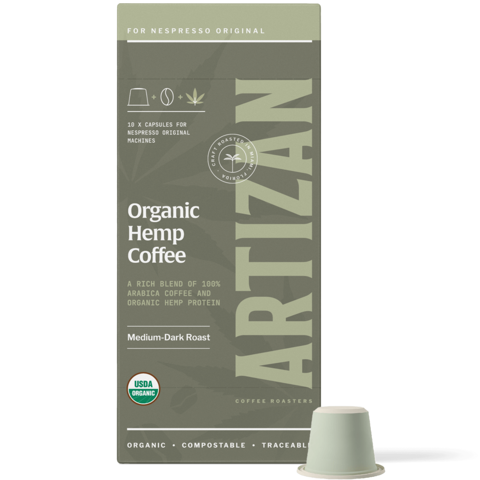 🎁 Organic Hemp Coffee - Espresso (100% off)