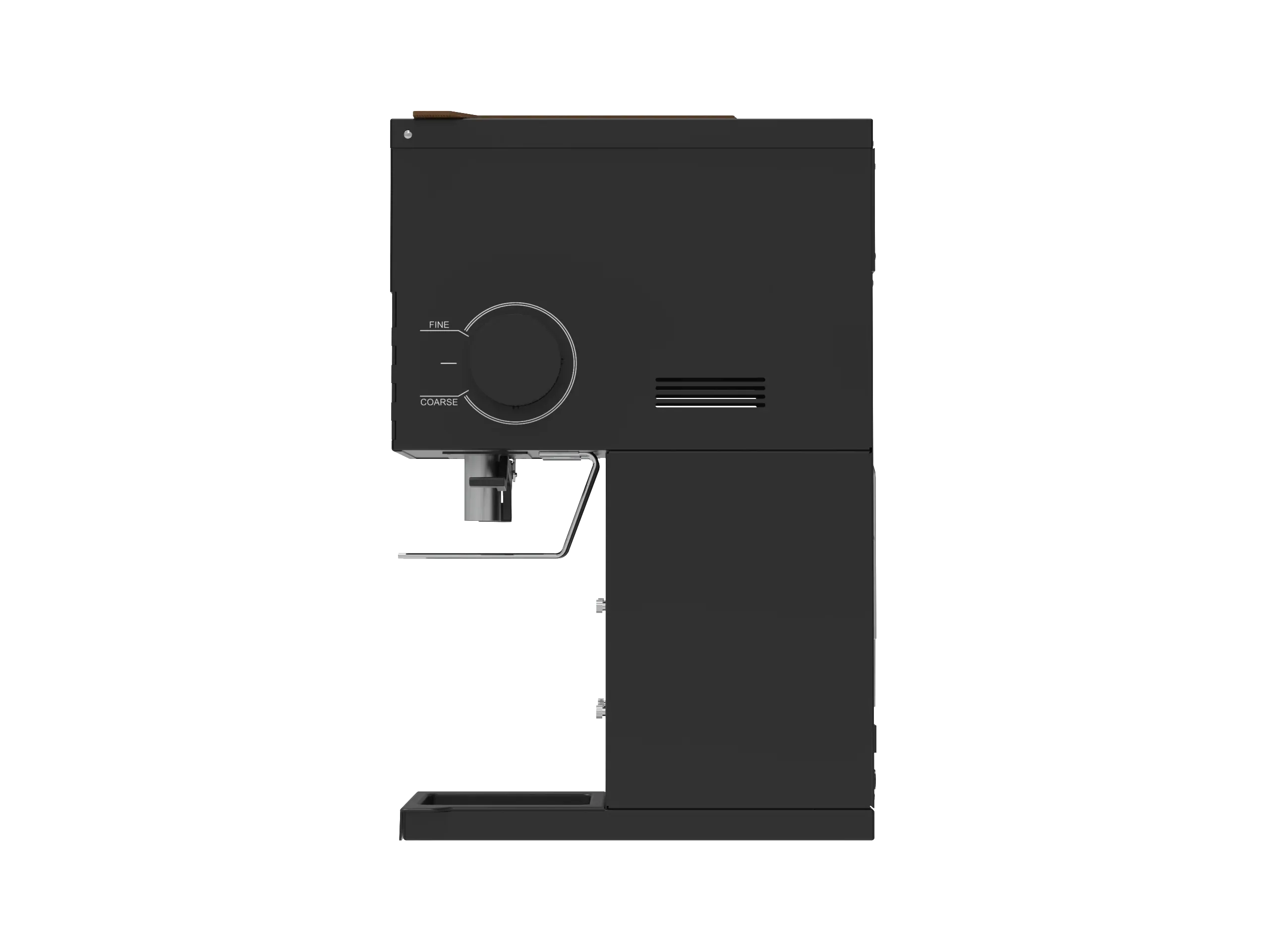 Pinecone GH-B Bulk Coffee Grinder left side image of the machine