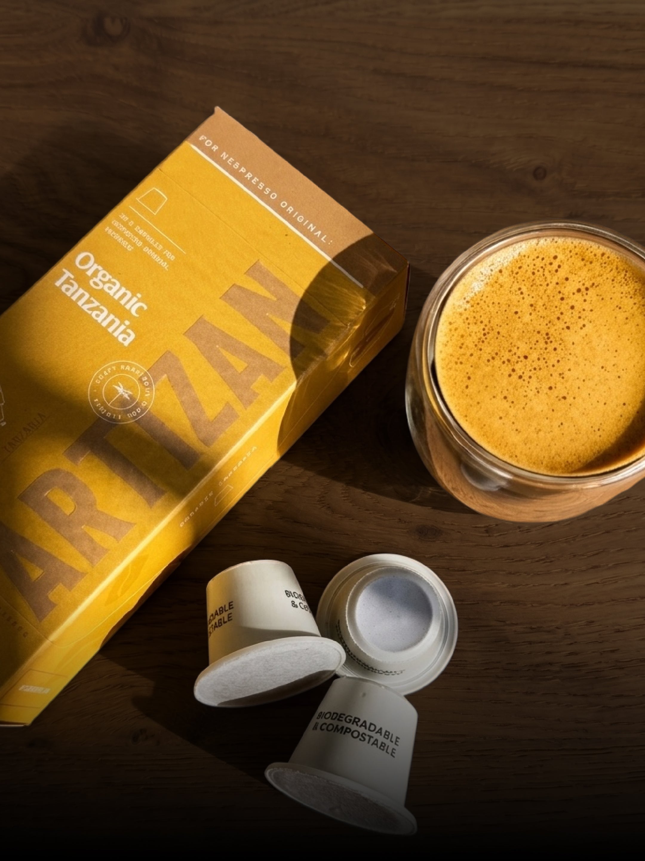 Organic Tanzania Nespresso Capsules for Original Machines - USDA