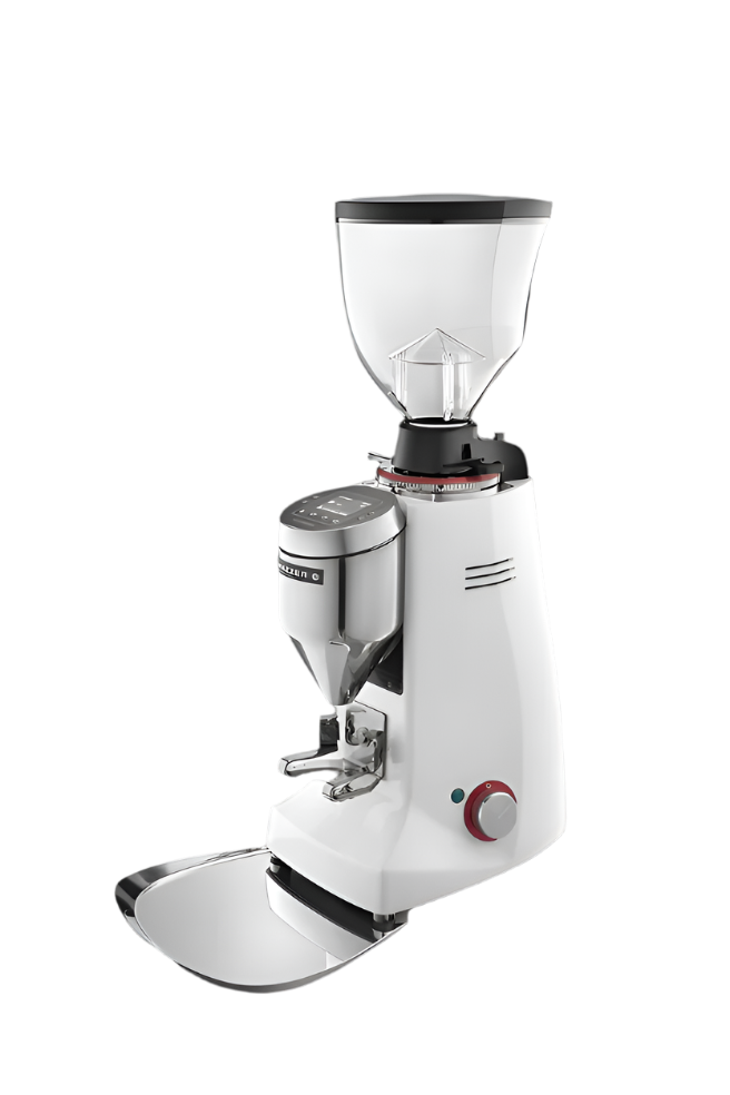 Pure White Variant Mazzer Major VP (Pro) Electronic Espresso Grinder