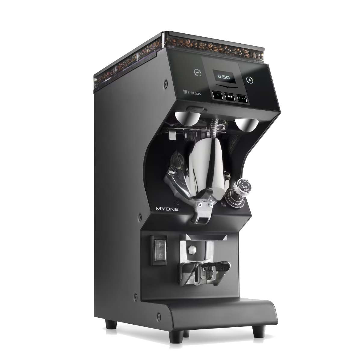 Angled front image of black variant Victoria Arduino MyOne Clima Pro