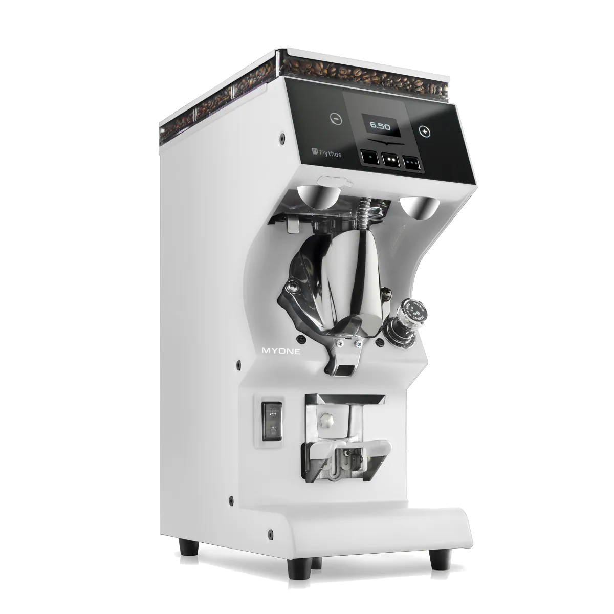 Angled front image of white variant Victoria Arduino MyOne Clima Pro
