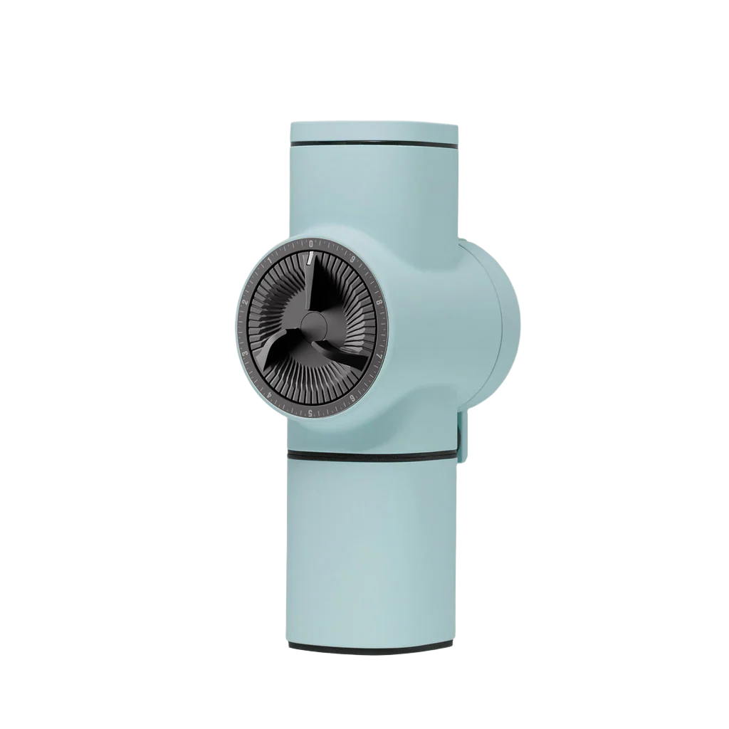 Blue Variant of Pietro Pro Manual Coffee Grinder
