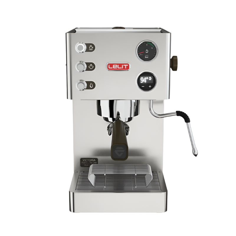 Victoria Brushed Stainless Steel Lelit Coffee Machine (PL91T-120)