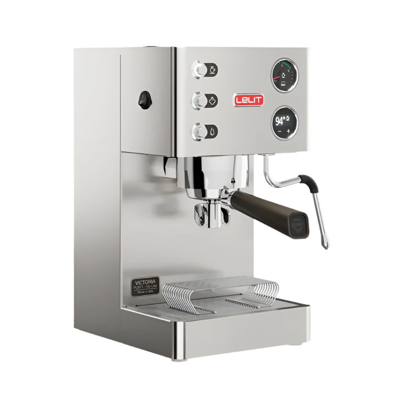 Victoria Brushed Stainless Steel Lelit Coffee Machine (PL91T-120)