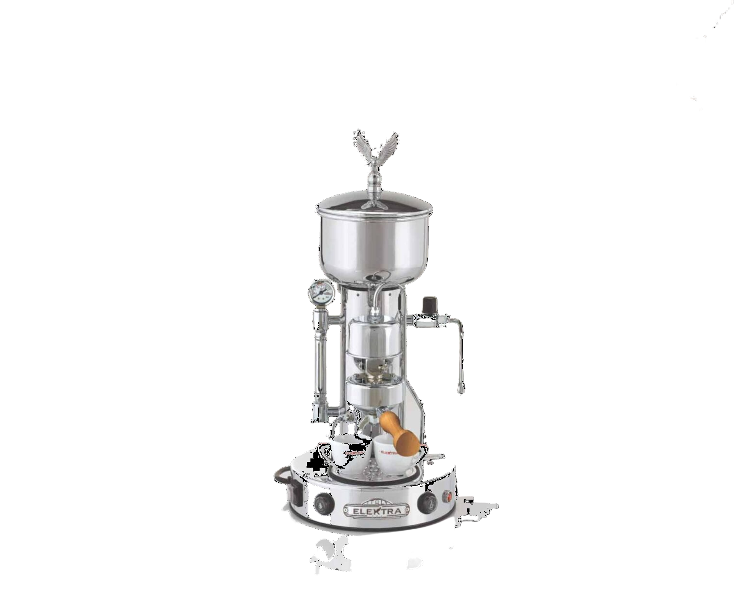 Elektra Micro Casa Semi Automatica Espresso Machine Chrome