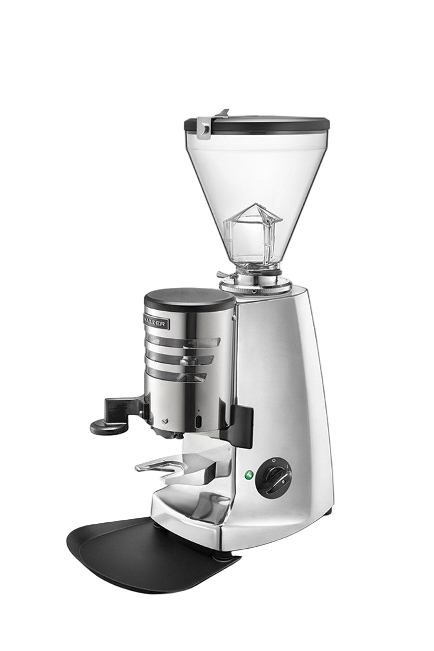 Silver Variant Mazzer Super Jolly V Up Automatic Espresso Grinder