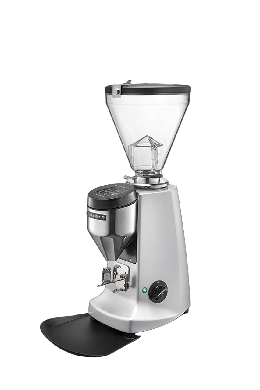 Silver Variant Mazzer Super Jolly  V Up Electronic
