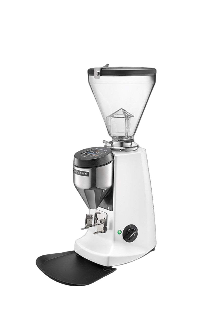 Pure White Variant Mazzer Super Jolly V Up Electronic